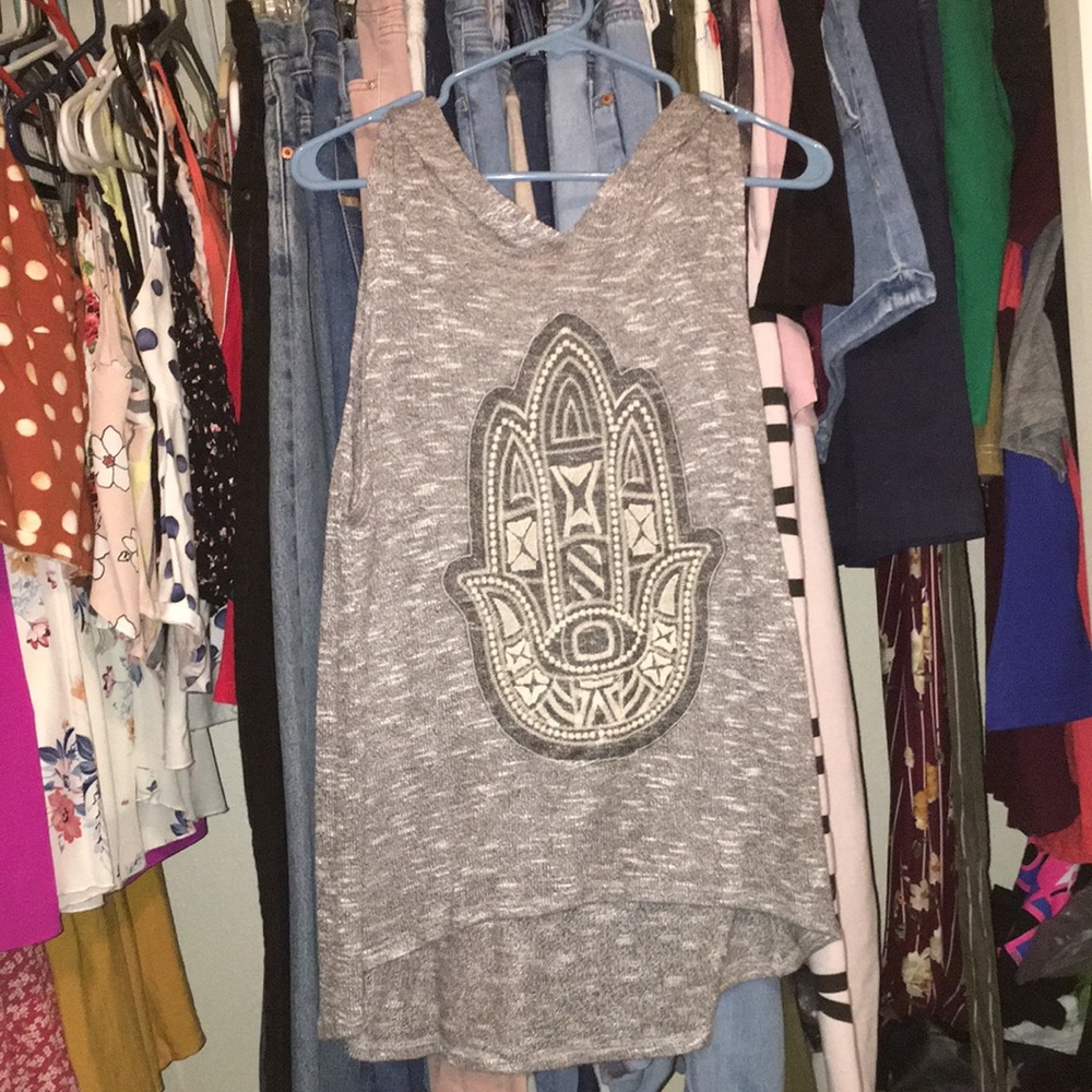Tank with hoodie